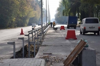 Роботи з улаштування розподільчої смуги по Немирівському шосе в місті Вінниця перетнули &quot;екватор&quot;
