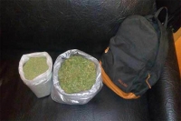 На Вінниччині поліція затримала 26-річного хлопця з повним рюкзаком коноплі