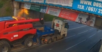У Вінниці водій вантажівки спричинив обрив тролейбусної лінії (Відео)