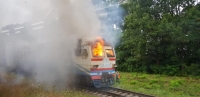 Біля Жмеринки на ходу загорівся потяг