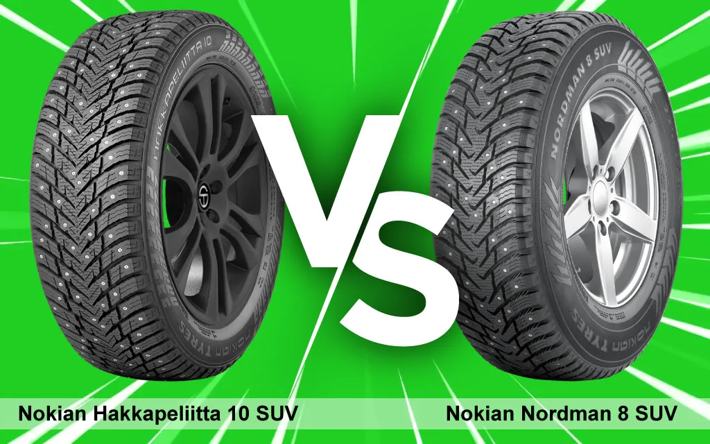 nokian hakkapeliitta 10 suv vs nordman 8 suv
