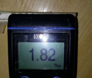 Патрульні зупинили чоловіка, рівень алкоголю в крові якого у 9 разів перевищив норму