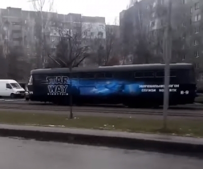 &quot;Star Wars&quot; трамвай у Вінниці (Відео)