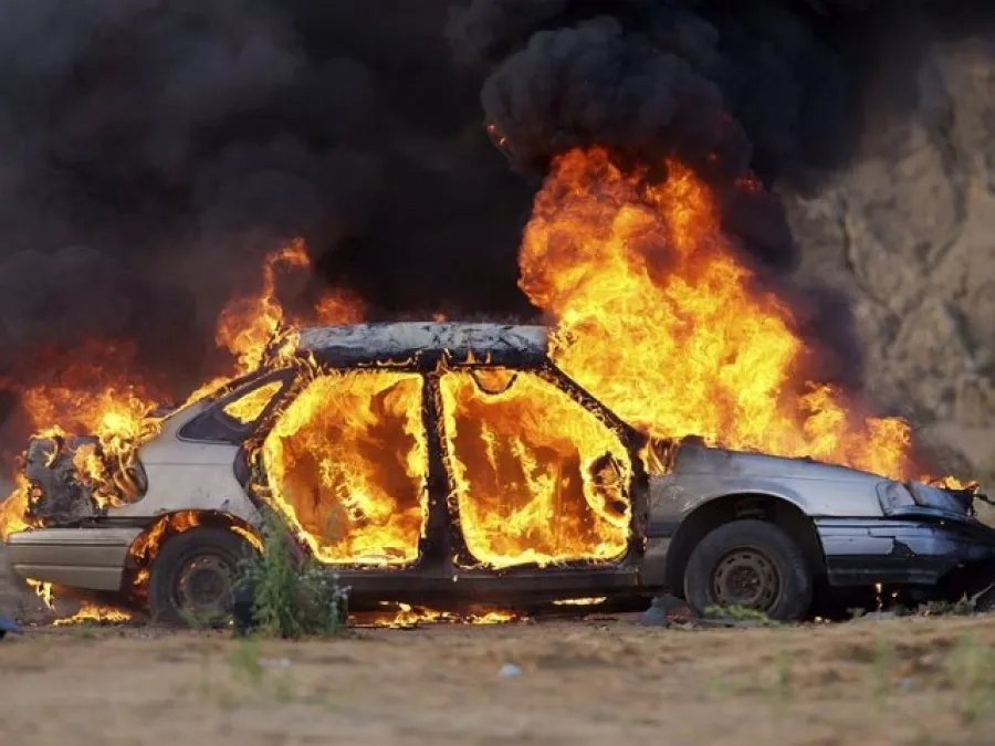 На Вінниччині загорілися два автомобілі
