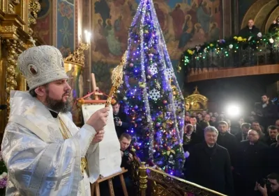 Порошенко и Епифаний привезли томос в Винницу