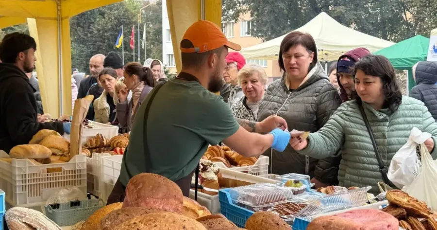 У Вінниці 25 жовтня працює осінній ярмарок на вулиці Ващука