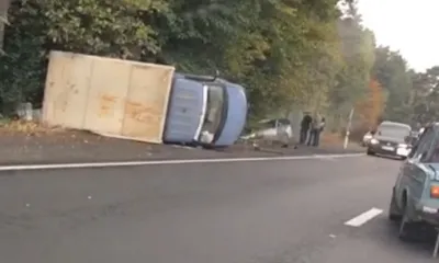На трасі біля Вінниці перекинулись дві автівки (Відео)