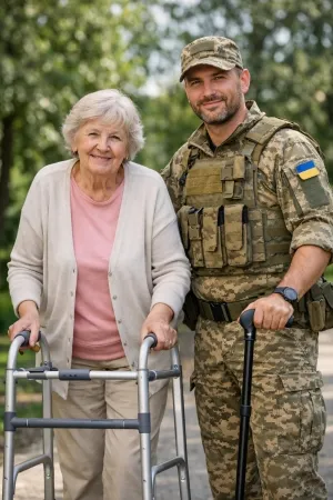 Палиці та ходунки — надійна підтримка, коли це справді необхідно