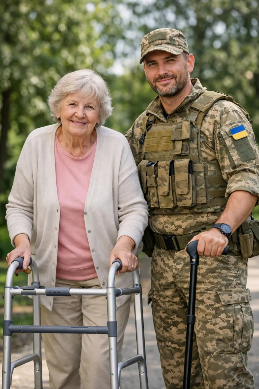 Палиці та ходунки — надійна підтримка, коли це справді необхідно