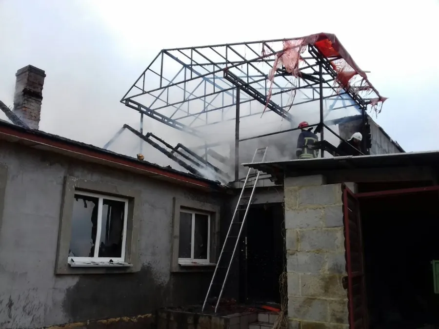 На Вінниччині ліквідували пожежу в житловому будинку