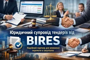 Юридичний супровід тендерів від BIRES: надійний партнер для впевненої перемоги в закупівлях