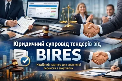 Юридичний супровід тендерів від BIRES: надійний партнер для впевненої перемоги в закупівлях