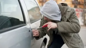 Вінничанин вкрав авто та в'їхав на ньому у дерево. Крадія знайшли та затримали