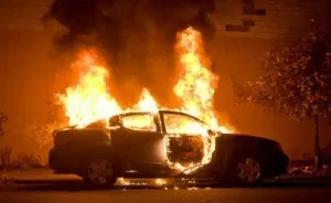 У Вінниці на Коріатовичів загорівся «BMW»