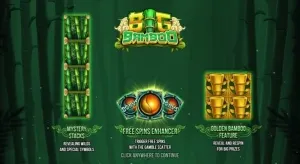 Big Bamboo slot demo: параметри слота та його бонусна функція у деморежимі