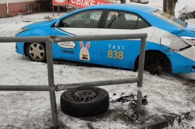 У Вінниці сталася аварія за участю таксі