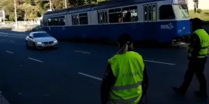 Перший день обмеження руху на Соборній