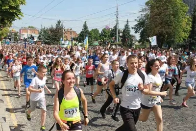 У центрі Вінниці в суботу буде тимчасово обмежено рух через акцію "Вінниця біжить"