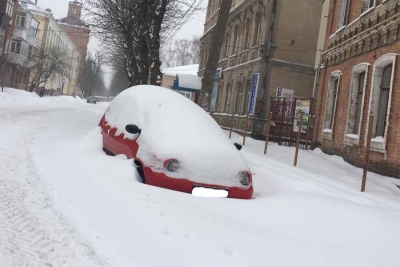 За день у Вінниці випало снігу в 12 разів більше норми