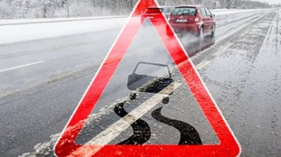 До уваги водіїв - на дорогах Вінниччини прогнозують ожеледь