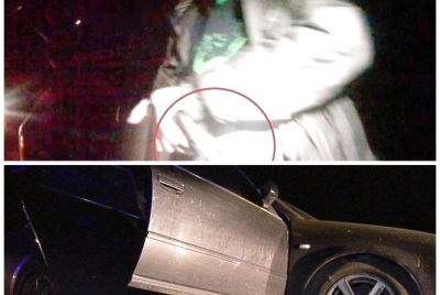 З’явилося відео перестрілки пасажира «Ауді» з поліцейськими (Відео)