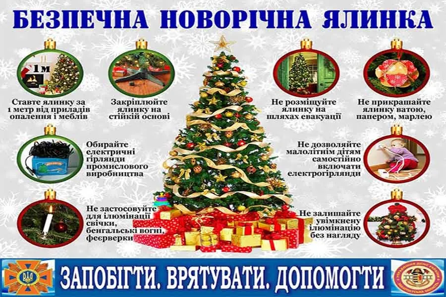 Порада вінничанам! Як правильно та безпечно встановити Новорічну ялинку