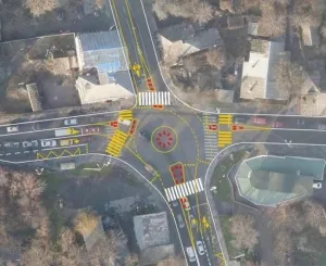 У центрі Вінниці перед мостом на Старе місто планують зробити круговий рух. Візуалізація