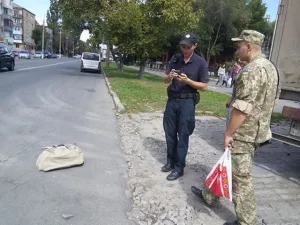 У Вінниці сумка з харчами наробила переполоху