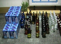 На Вінниччині поліцейські вилучили у водія майже 200 пляшок алкоголю без акцизу