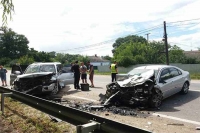 На Вінниччині у ДТП було пошкоджено чотири автомобілі та травмувалося шестеро людей