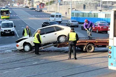 У Вінниці на центральній площі сталась неприємна ДТП