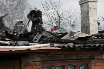 У п&#039;ятницю Вінницьким ДСНС було ліквідовано пожежу в одноповерховому будинку по вул.Кармелюка