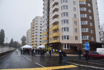 Сьогодні у Вінниці по вулиці Чехова введено в експлуатацію шосту муніципальну новобудову