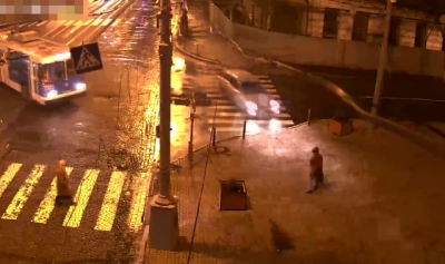 Погоня у Вінниці: копи наздоганяли п&#039;яного водія (Відео)